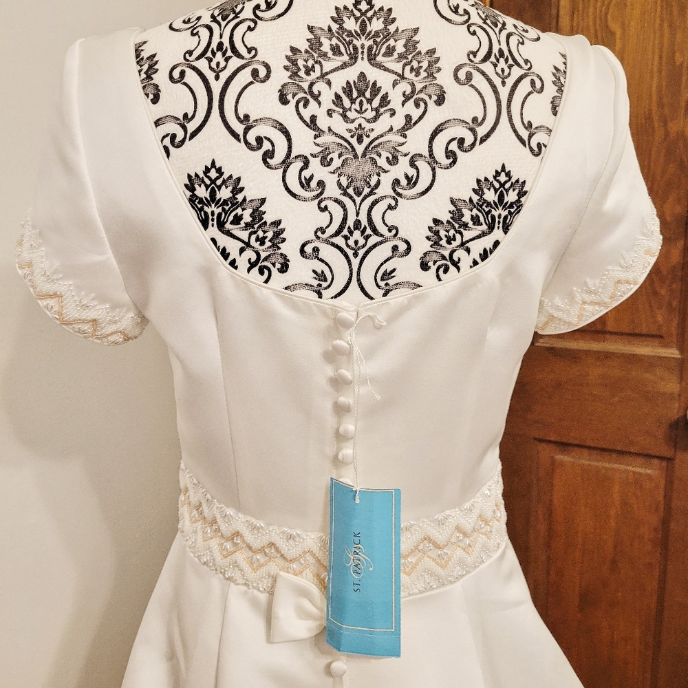 NWT St. Patrick 3505 White Bridal Gown Sz 10 - Picture 7 of 16